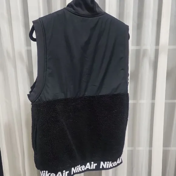 Nike Air Men's Black and White Vest